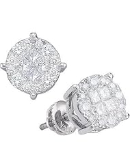 0.25CT DIAMOND SOLIEL EARRINGS
