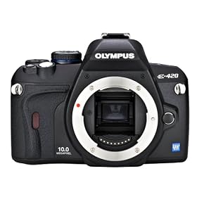 Click here to buy Olympus Evolt E420 10MP Digital SLR Camera (Body Only) by Olympus.