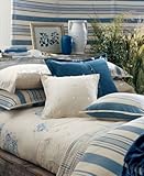 Ralph Lauren "Catalina Island" Blue Stripe Queen Duvet Cover