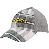 Top of the World Oregon Ducks Green Plaid MVP Mesh Back Adjustable Hat