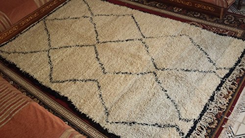Beni Ourain Rug - vintage carpet