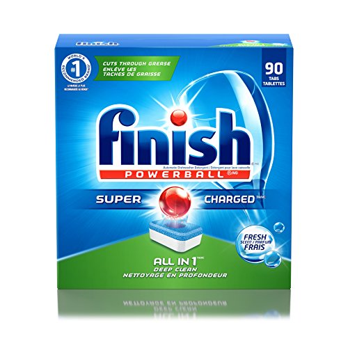 Finish 90Count Powerball Dishwasher Detergent Tablets, Fresh Scent