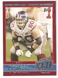 2008 Giants Topps Super Bowl XLII #9 Shaun O'Hara / New York Gaints - Champions - NFL Trading Card in Protective Display Case!