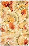 7'9 x 10'6 KAS Catalina Calla Lillies - 758 Ivory Rectangular