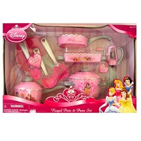 11pcs Disney Princess Kitchen Set - Royal Pots and Pans Set by Disney