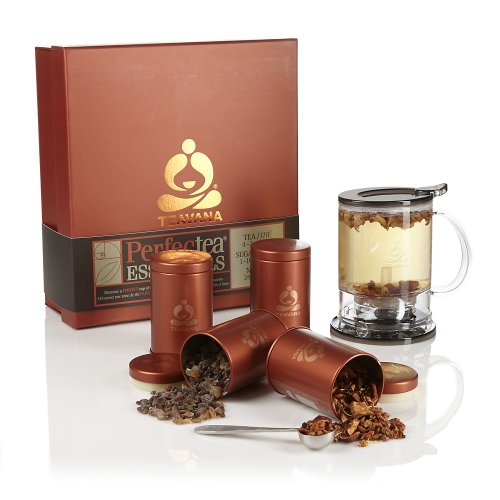 teavana yellow tea set
