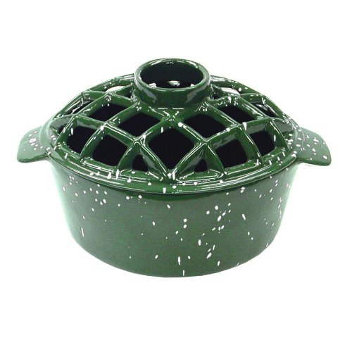 519uJNLlz3L Landmann USA Green 2.2 Qt. Cast Iron Enamel Steamer 2608