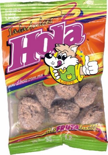 Childrens Toyshop  Gourmet Food : Saladitos Sabor Limon - Saladulces HOLA Lobito - Lemon Flavored Salted Apricot - 2.4 oz - 3 units