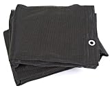 Koch T433043 Mesh Tarp, 8 by 10 Feet, Black
