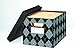 Fellowes Decorative Storage Box Argyle, 2-pack Letter/Legal