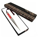 Stainless steel paper knife, letter opener handmade with mother of pearl