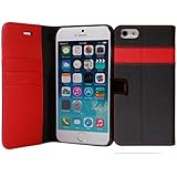 iPhone 6 Plus Case, AceAbove iPhone 6 Plus 6.3" wallet case [Black] - Premium PU Leather Wallet Cover with [Card Slots] and [Stand] Function for Apple iPhone 6+ 6.3 Inch Late 2014 Model (Black)