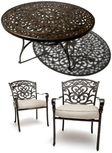Strathwood St. Thomas Cast Aluminum 5 Piece Dining Set