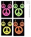 HIPPIE SET - OHRRINGE & KETTE - orange ***3 TEILIG***