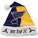 St. Louis Blues Mistletoe Santa Hat