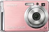 Sony Cybershot DSCW80 7.2MP Digital Camera with 3x Optical Zoom and Super Steady Shot (Pink)