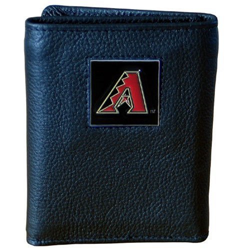 MLB Arizona Diamondbacks Genuine Leather Tri-fold Wallet