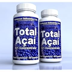 Acai Berry 100% Rein, Die Beste Qualit�t, Die Es Gibt. 120 x 1000-mg Kapseln (Vorrat f�r jeweils 60 Tage)