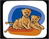 519ucH2YJWL. SL160  Decorated Mouse Pad with lion, nature, environment, savannah, fauna, animal, cub