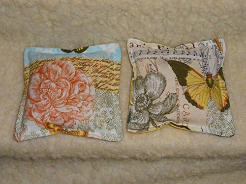 Set of 2 Hand Warmers French Country Print Fabric Corn Bag Heating Pad Hot Therapy Cold Therapy Microwavable Reusable Cotton Eco Friendly Hand Knee Head Hand Warmer Elbow Dog Walking Hiking Skating