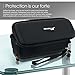 Portable Bluetooth Speaker Case, rooCASE EVA Travel Bag for Portable Bluetooth Speaker Size 7.3 x 2.4 x 2.8 inches - Pockets fit Charging Cables, for Bose Sound Link and Medium Amazon Basics Spaeker