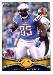 2012 Topps ENCASED Football Card #26 Antonio Gates San Diego Chargers