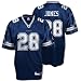 Men's Felix Jones #28 Dallas Cowboys NFL Premier EQT Replithentic Jersey by Reebok (Navy-White)(Size=LARGE)