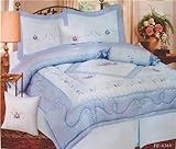Pink Embroidery Queen Comforter/bedding Set