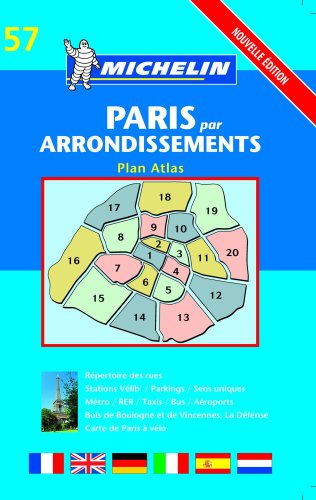 Paris Arrondissements Atlas- Michelin (Michelin Maps)
