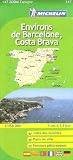 Environs de Barcelone, Costa Brava : 1/150 000