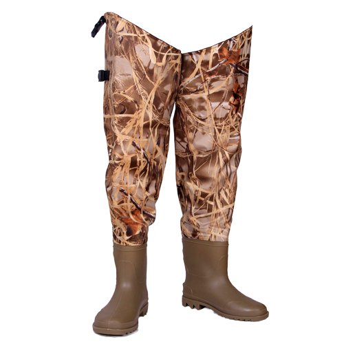 Free Fisher Fishing Stocking Foot WaderHip Boots Camo US 7 W/8 M