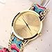 Sannysis New Women Knitted Braided Weaved Rope Band Bracelet Quartz Dial Wrist Watch Blue