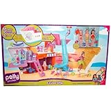 Polly Pocket Playset - So Hip Cruise Ship with 3 Dolls and Lots of Accessories (65+ Pieces)