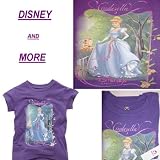 DISNEY STORE PRINCESS CINDERELLA T SHIRT TEE Girl's Medium 7 8