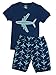 Babypajama Airplane Little Boys' Short Pajama Set 2 Piece Blue Size 2 Years