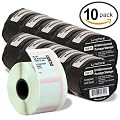 LiteTite 30915-Jumbo (10-pack) DYMO LabelWriter Internet Postage Stamps, DYMO Stamps Endicia Compatible, Shipping Mailing Labels (700 per Roll, 10-Rolls) (30915)