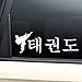 Taekwondo Martial Arts Vinyl Decal Laptop Car Truck Bumper Window Sticker