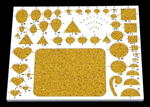 1 Pack DIY Quilling Board Template, 7 Inches x 8 Inches, Cork Board Surface For Scrapbooking, Card Making, Paper Flower Making, Arts And Craft Projects, Ideal Tool For Beginner, Intermediate, and Advanced Quillers, BRAND NEW