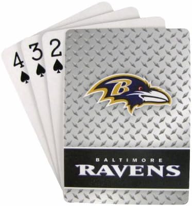 BALTIMORE RAVENS LOGO PLAYING CARDS NFL POKER DECK