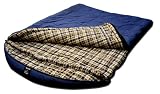 Grizzly 2 Person -25 Degree Canvas Sleeping Bag (Blue)