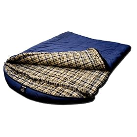 Grizzly 2 Person -25 Degree Canvas Sleeping Bag (Blue)