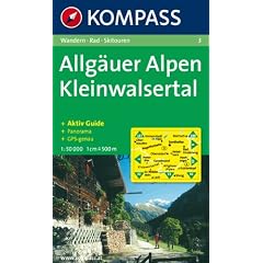 Allg�uer Alpen, Kleinwalsertal: Wandern / Rad / Skitouren. Mit Panorama. GPS-genau