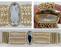Buy Betsey Johnson BJ4102 Betsey Johnson Women's BJ4102 Gold-Toned Gemstone Bracelet Watch