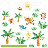 Brewster ST94517 Fisher-Price Animals of the Rainforest Wall Decals