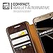 Galaxy S7 Edge Case, VRS Design [Layered Dandy][Coffee Brown] - [Premium Leather Wallet][Slim Fit] For Samsung S7 Edge