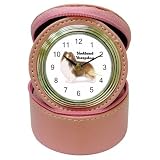 Shetland Sheepdog Sheltie Jewelry Case Travel Clock