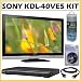 Sony Bravia® KDL-40VE5 40-Inch 1080p 120Hz LCD HDTV + DVD Accessory Kit