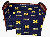 Michigan Wolverines Baby Crib Set