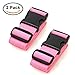 BlueCosto Luggage Straps Suitcase Belt Travel Accessories - 1/2/4 Pack