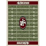 Milliken & Company San Francisco 49ers 3-Ft. 10-In. x 5-Ft. 4-In.Homefield Area Rug